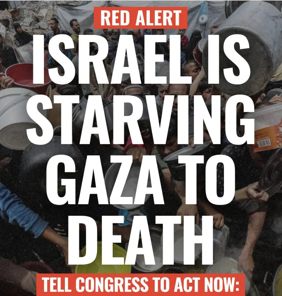 Red Alert: Israel is Starving Gaza to Death